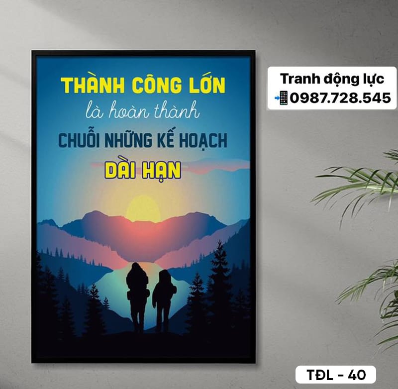 Tranh Động Lực - TĐL - 40