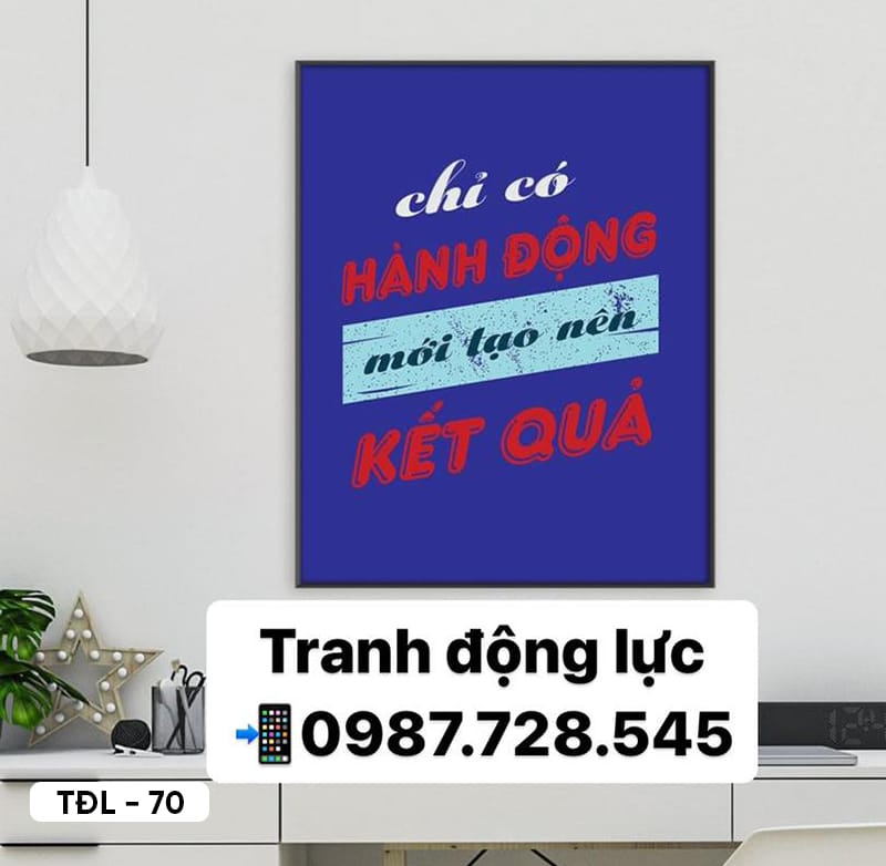 Tranh Động Lực - TĐL - 70
