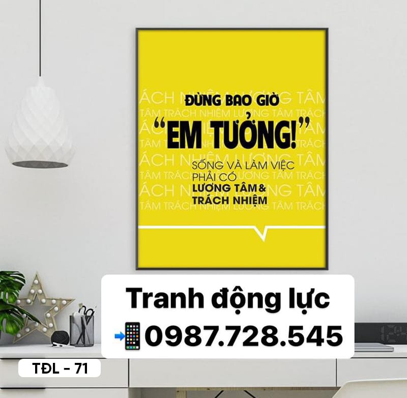 Tranh Động Lực - TĐL - 71