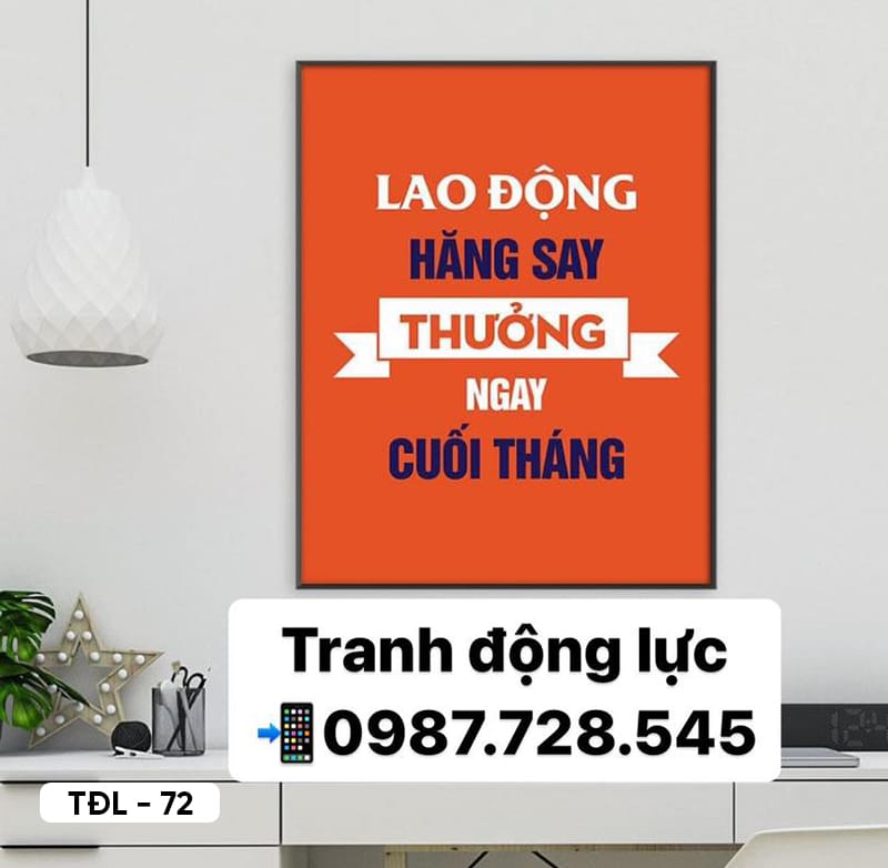 Tranh Động Lực - TĐL - 72