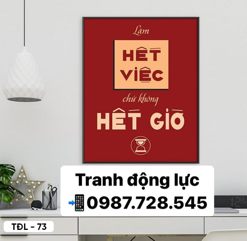 Tranh Động Lực - TĐL - 73