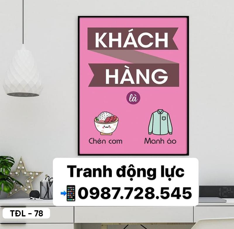 Tranh Động Lực - TĐL - 78