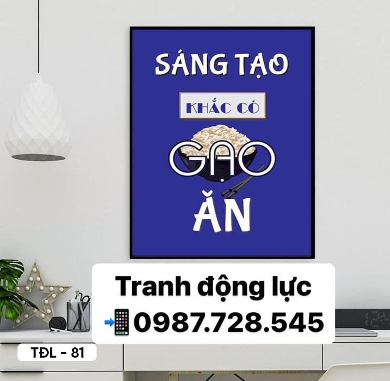 Tranh Động Lực - TĐL - 81