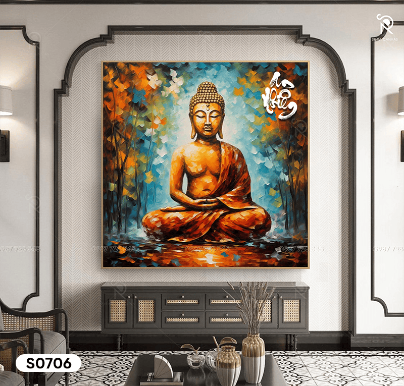 Tranh Phật Trang Trí Phòng Khách - 0706