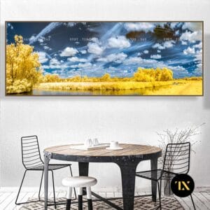 Green Landscape Painting