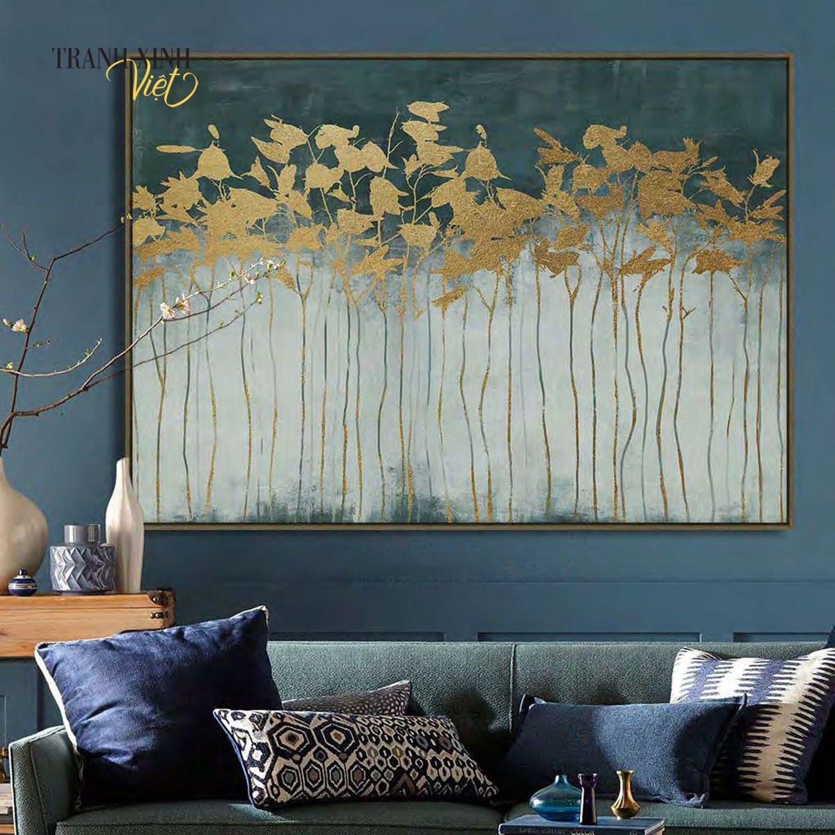 Tranh Rừng Trừu Tượng