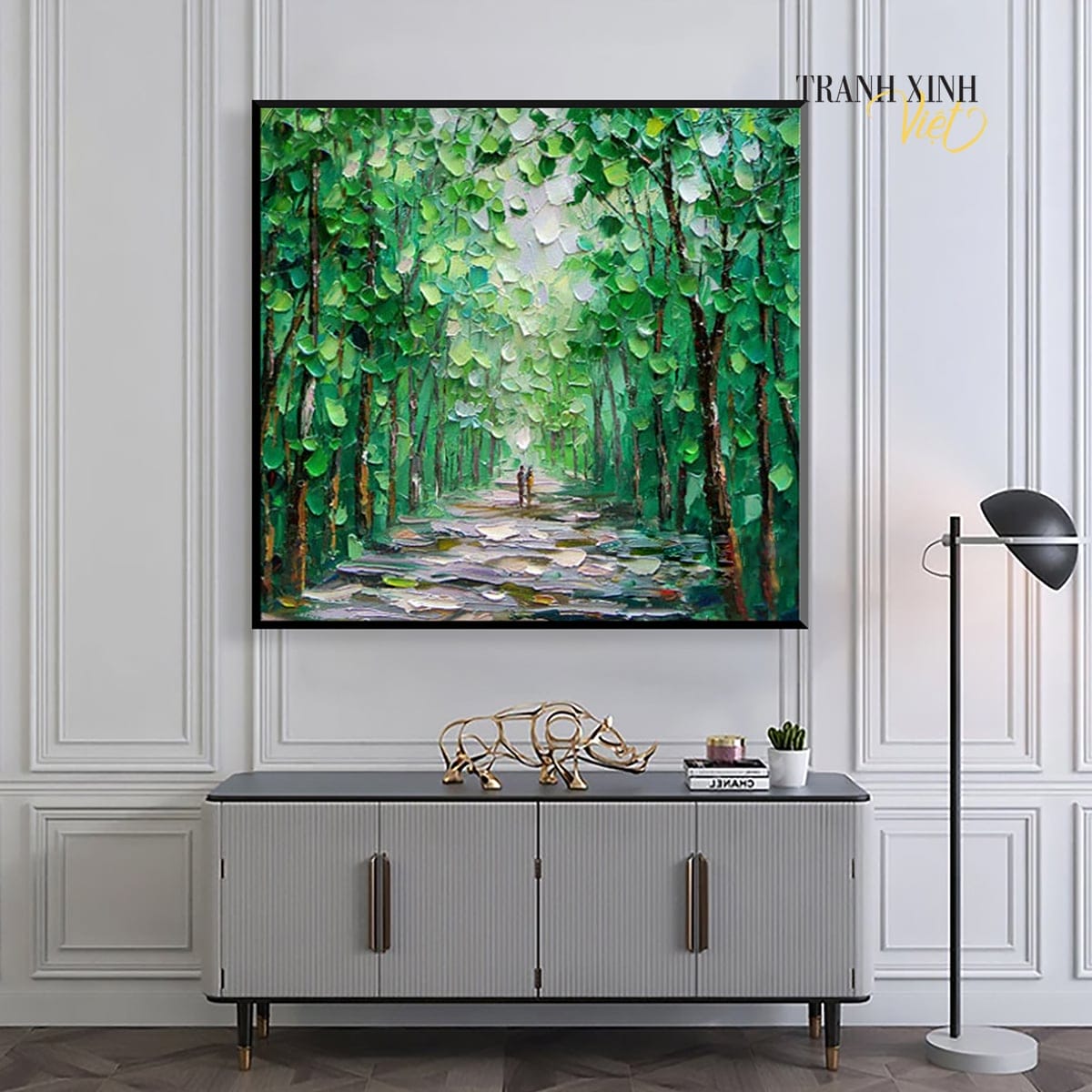 Tranh Rừng Xanh