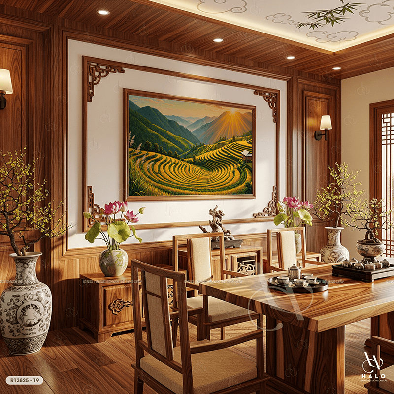 Tranh Ruộng Bậc Thang - R13825