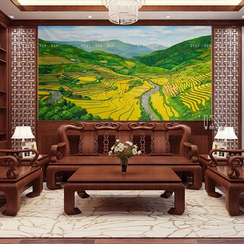 Tranh Ruộng Bậc Thang  - RBT46