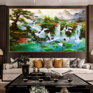 Tranh Sơn Thủy Hữu Tình