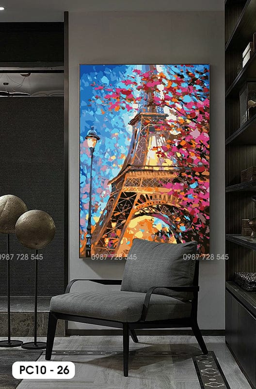 Tranh Tháp Eiffel - PC10 - 26