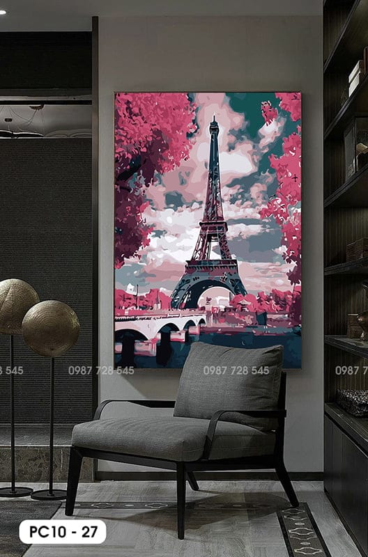 Eiffel Tower Painting - PC10 - 27