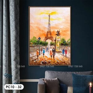 Eiffel Tower Painting - PC10 - 32