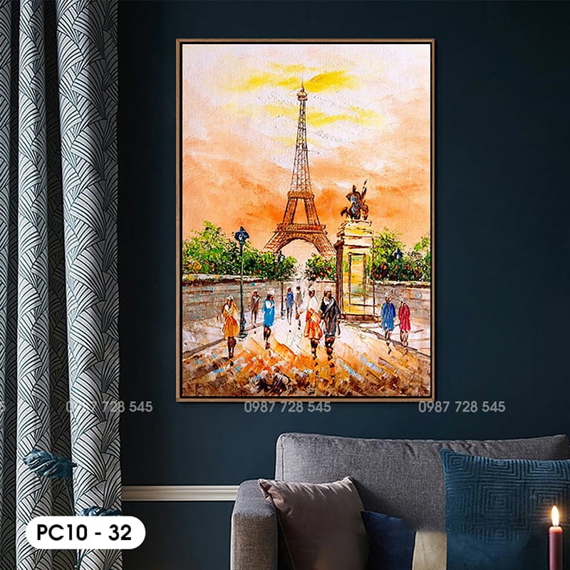 Tranh Tháp Eiffel - PC10 - 32