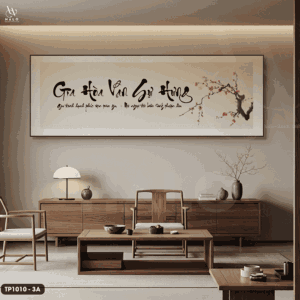 Tranh Thư Pháp "Gia Hòa Vạn Sự Hưng" - TP1010
