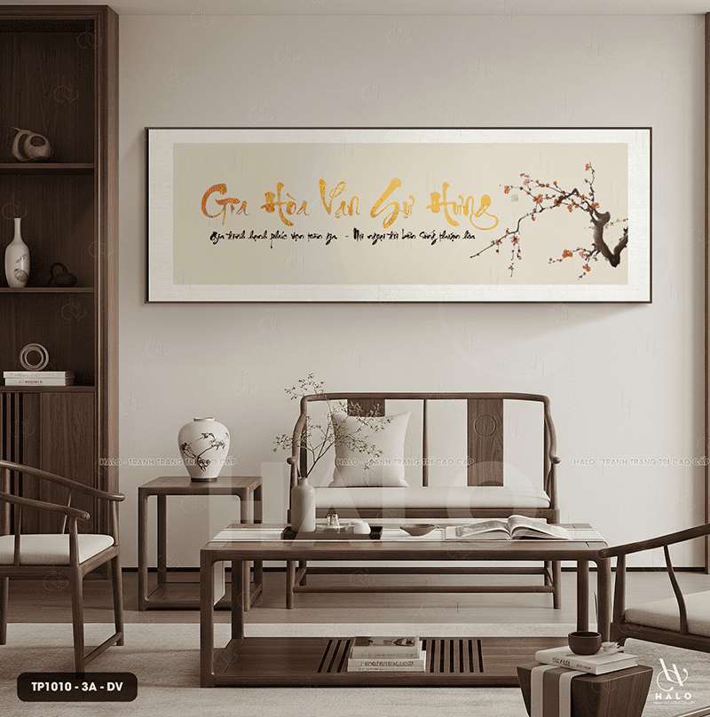 Tranh Thư Pháp "Gia Hòa Vạn Sự Hưng" - TP1010 - Ảnh 2