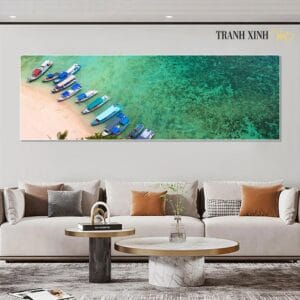 Tranh Thuyền Về Bến  - TB87