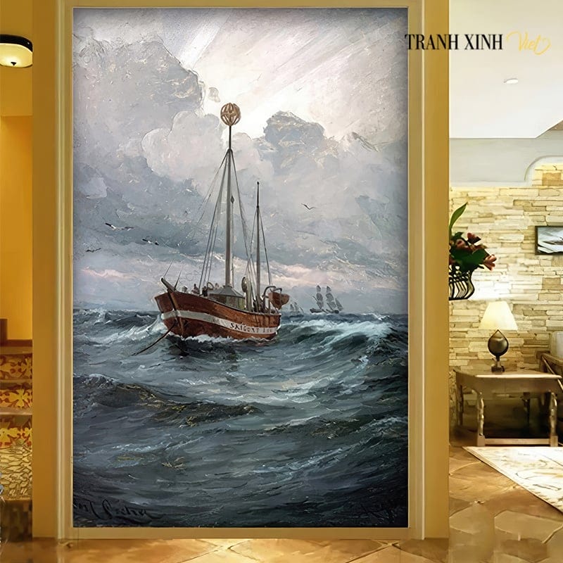 Tranh Thyền Ra Khơi - TB56