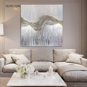 Tranh Trừu Tượng Ánh Kim