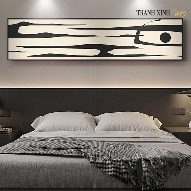 Tranh Trừu Tượng Đen Trắng