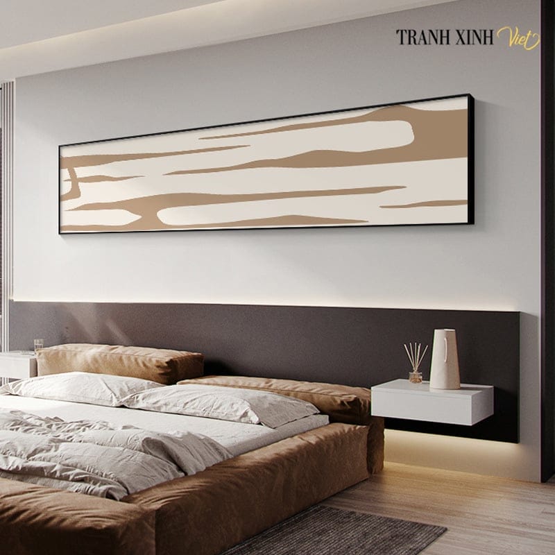 Tranh Trừu Tượng Nâu