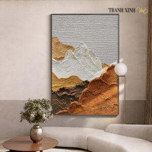 Tranh Trừu Tượng Núi
