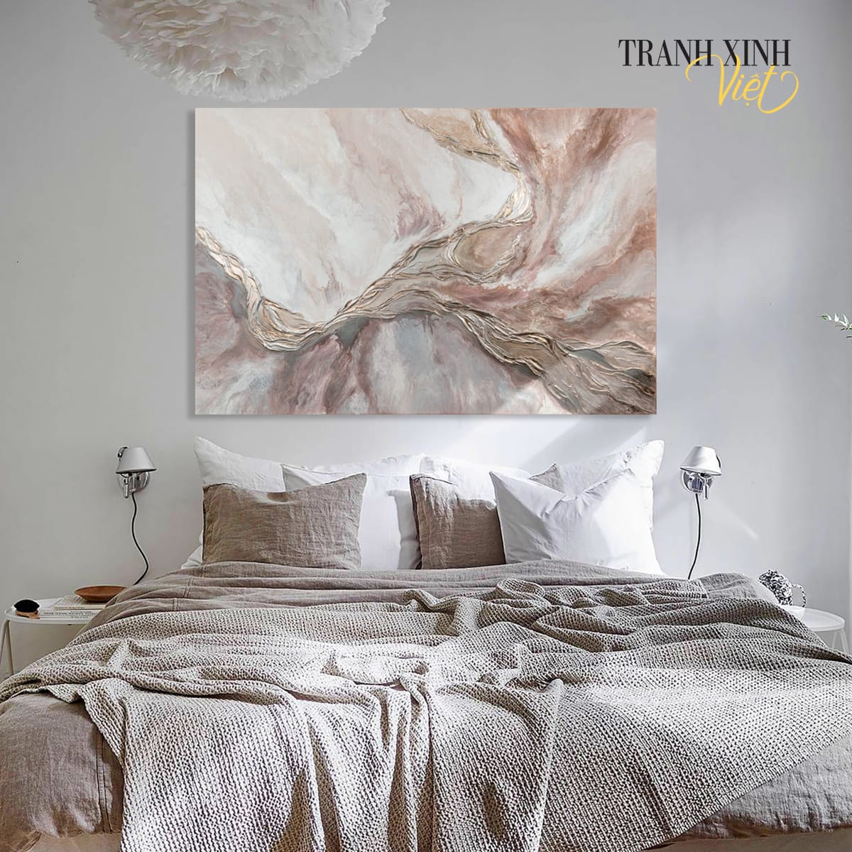 Tranh Trừu Tượng Vân Đá