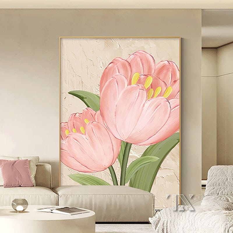 Pink Tulip Painting