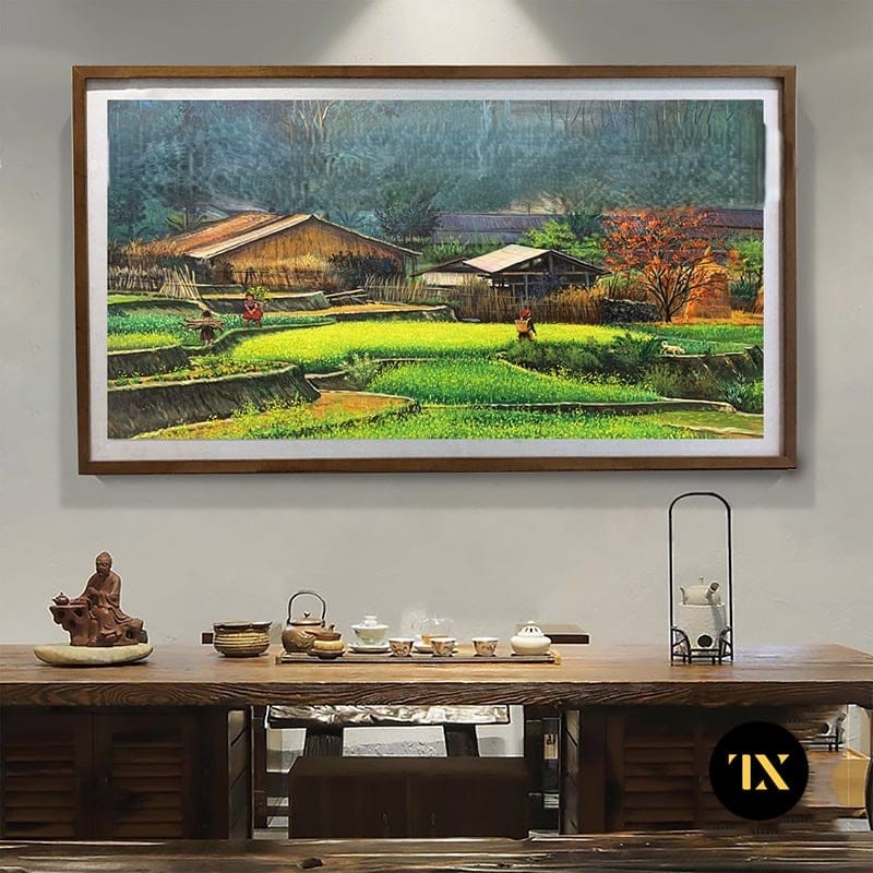 Tranh Xuân Tây Bắc