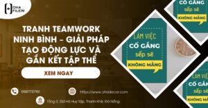 Tranh teamwork Ninh Bình