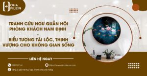 Tranh cá chép vượt vũ môn Sơn La