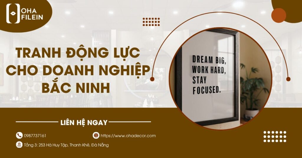 Tranh động lực văn phòng Hải Phòng