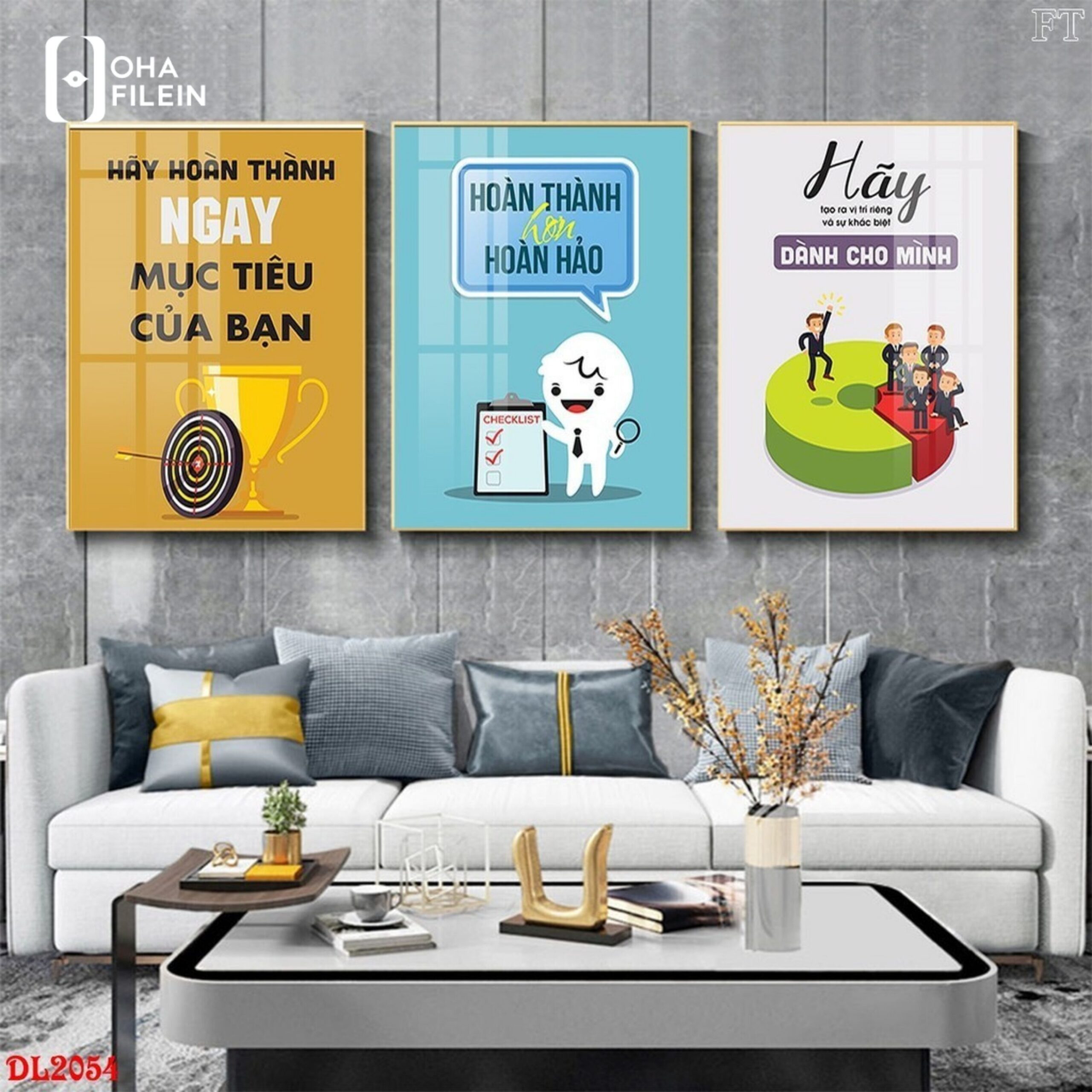 Tranh động lực văn phòng Hải Phòng tạo cảm hứng