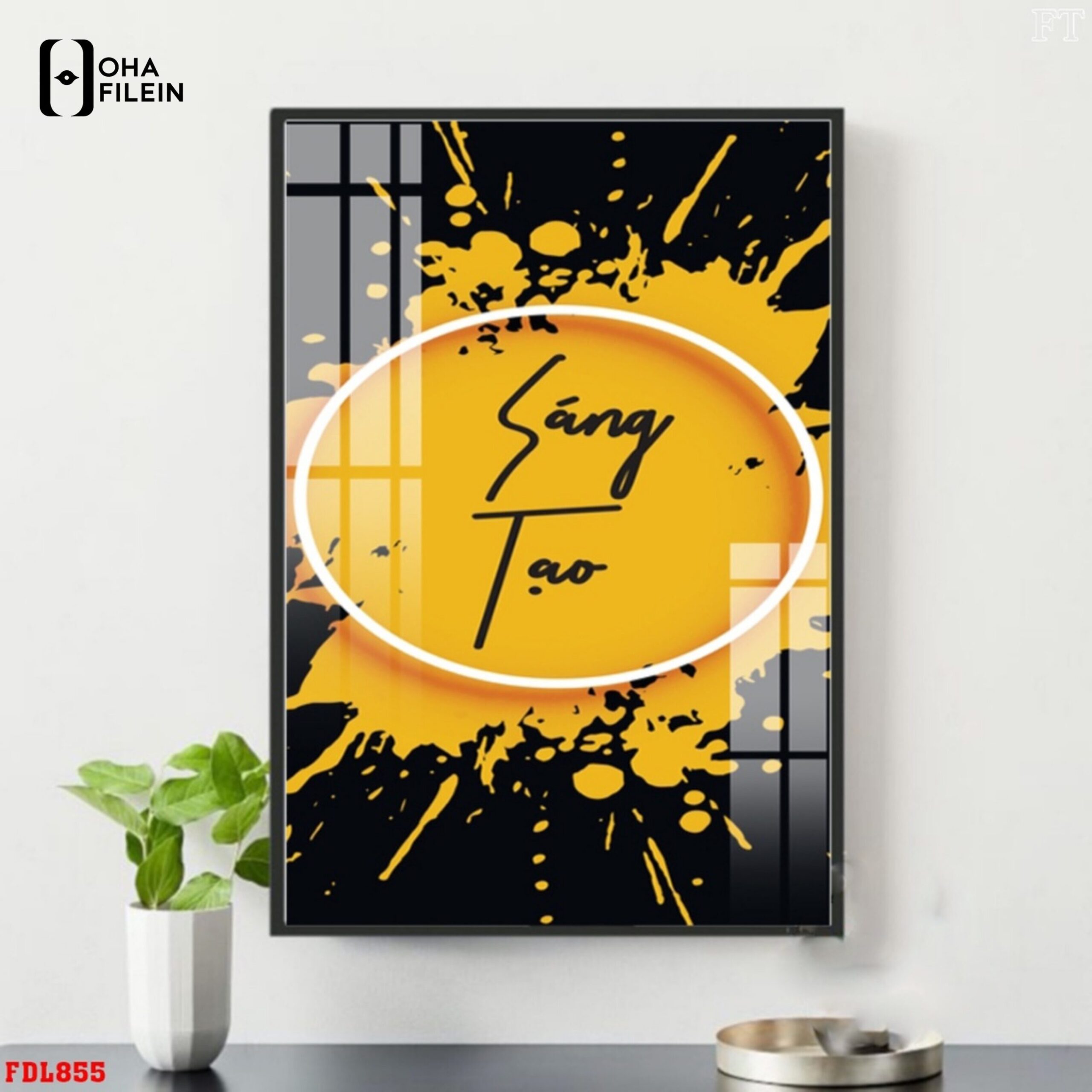 Tranh động lực văn phòng Hải Phòng tạo cảm hứng