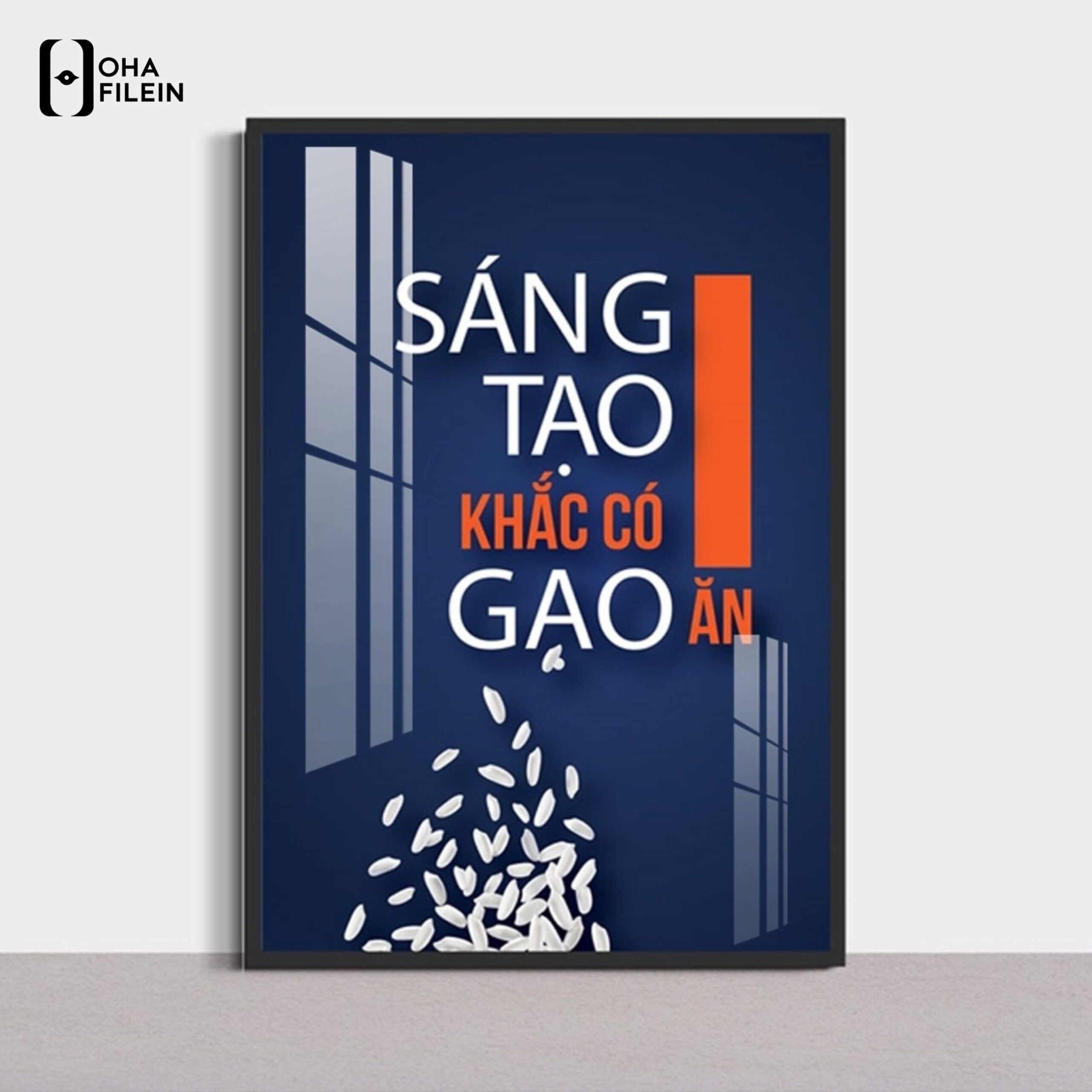 Tranh động lực văn phòng Hải Phòng tạo cảm hứng