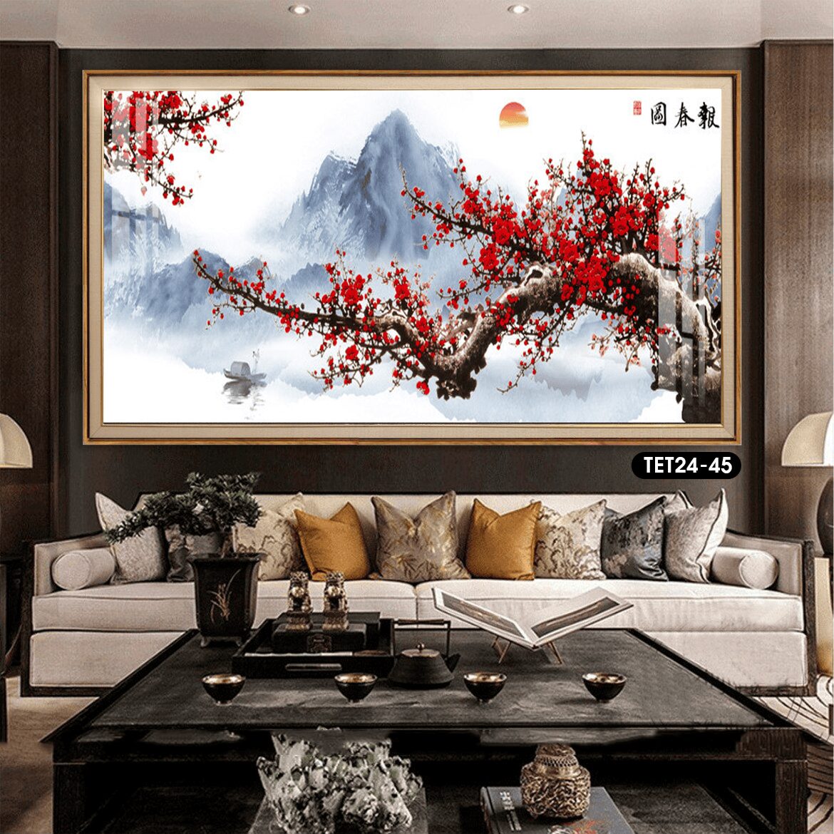 Peach Blossom Painting - TET24 - 45