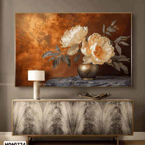 Alternative view of Peony Painting - The Beauty of Abundance - H060724