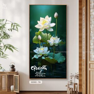 Alternative view of Lotus Flower Painting - Origin - S2302