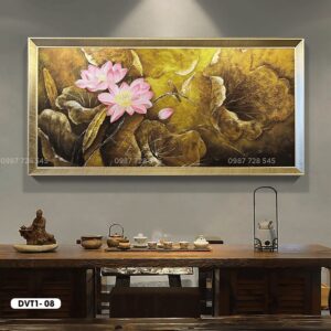 Lotus Flower Painting - DVT1 - 08