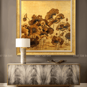 Lotus Flower Painting - DVT1 - 10