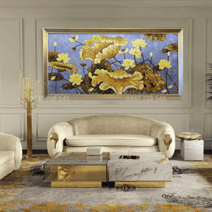 Lotus Flower Painting - DVT1 - 17