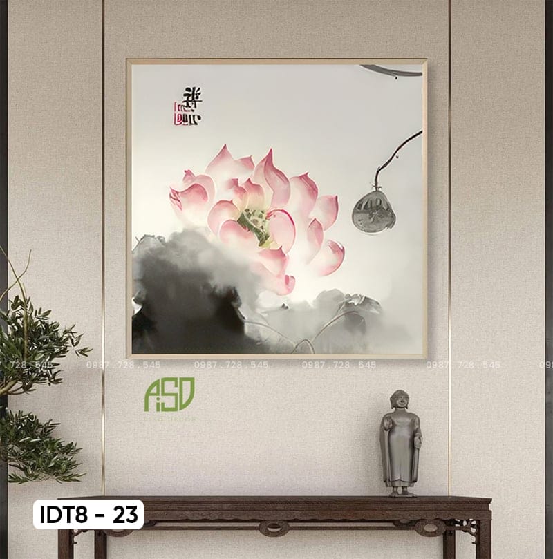 Lotus Flower Painting - IDT8 - 23