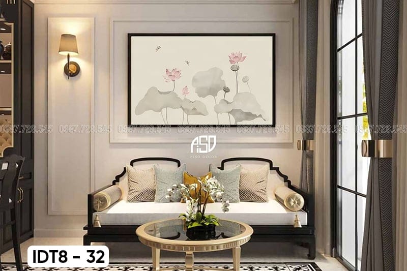 Lotus Flower Painting - IDT8 - 32