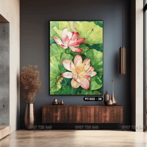 Lotus Flower Painting - PT1502 - 38