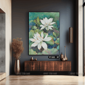Lotus Flower Painting - PT1502 - 39