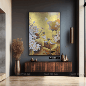 Lotus Flower Painting - PT1502 - 41