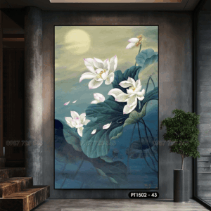 Lotus Flower Painting - PT1502 - 43