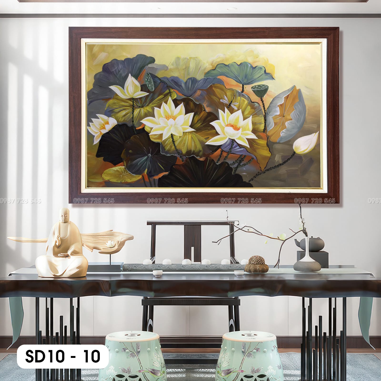 Lotus Flower Painting - SD10 - 10