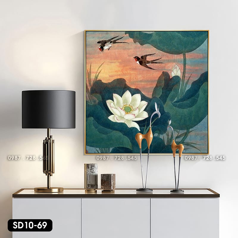 Lotus Flower Painting - SD10 - 69