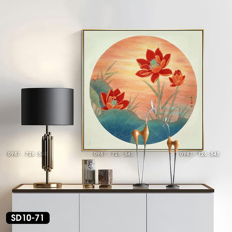 Lotus Flower Painting - SD10 - 71